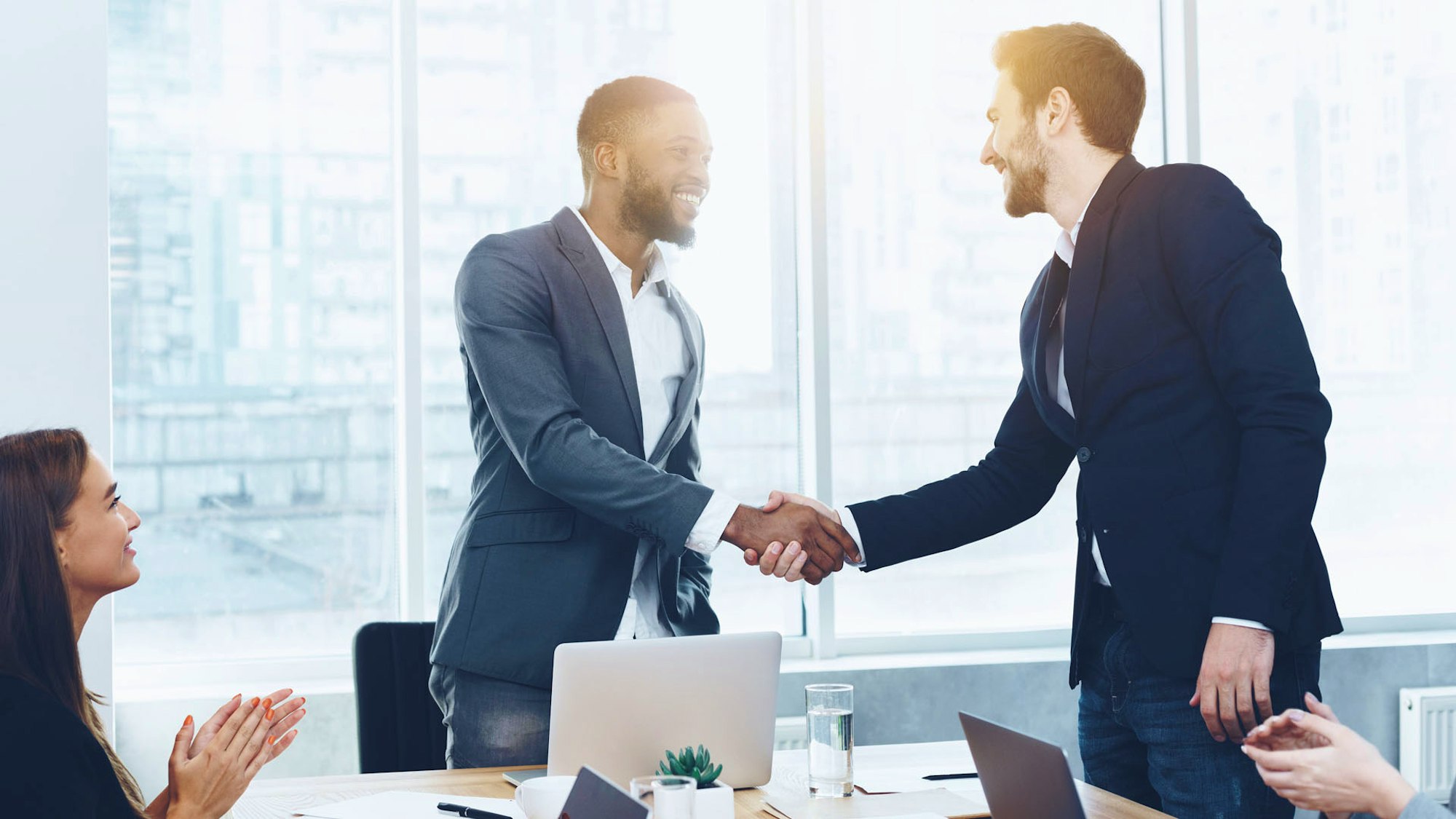 Men Shaking Hands