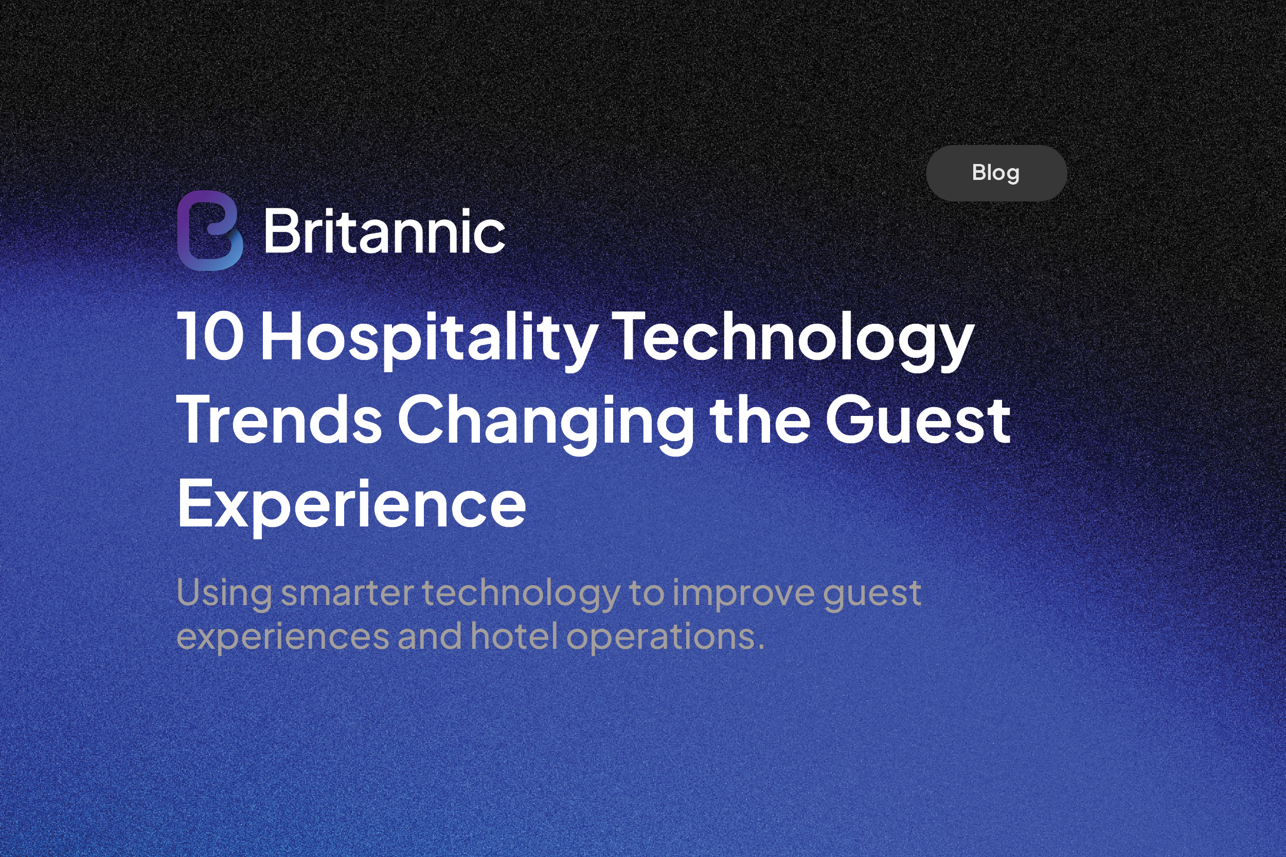 Hospitality Technology Trends