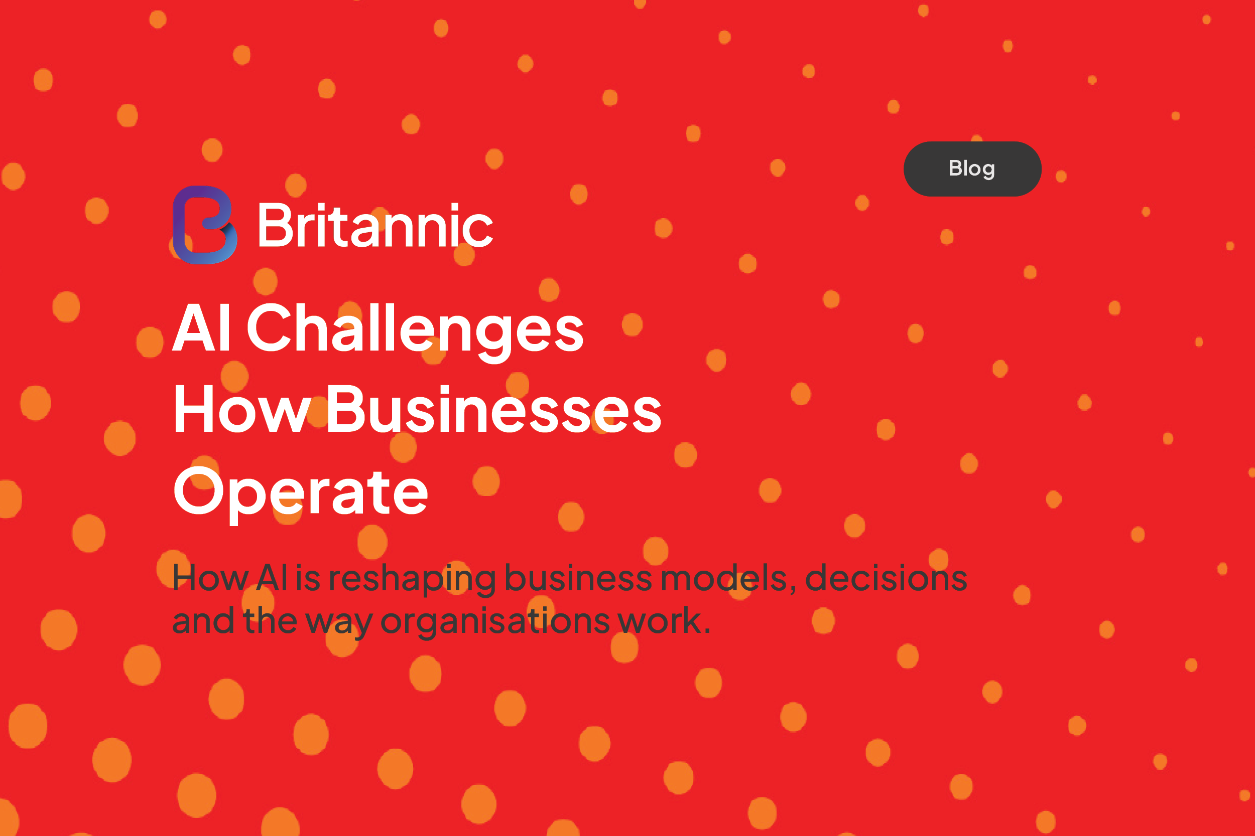 AI Challenges How Businesses Operate