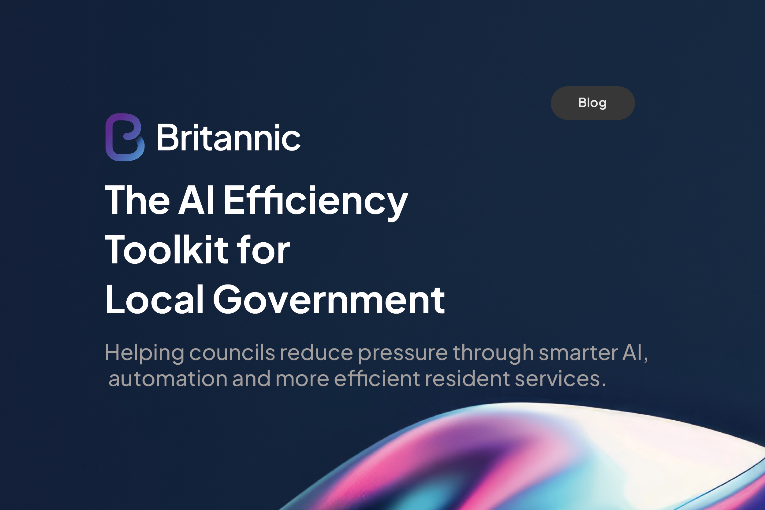 AI Efficiency Toolkit For Local Government