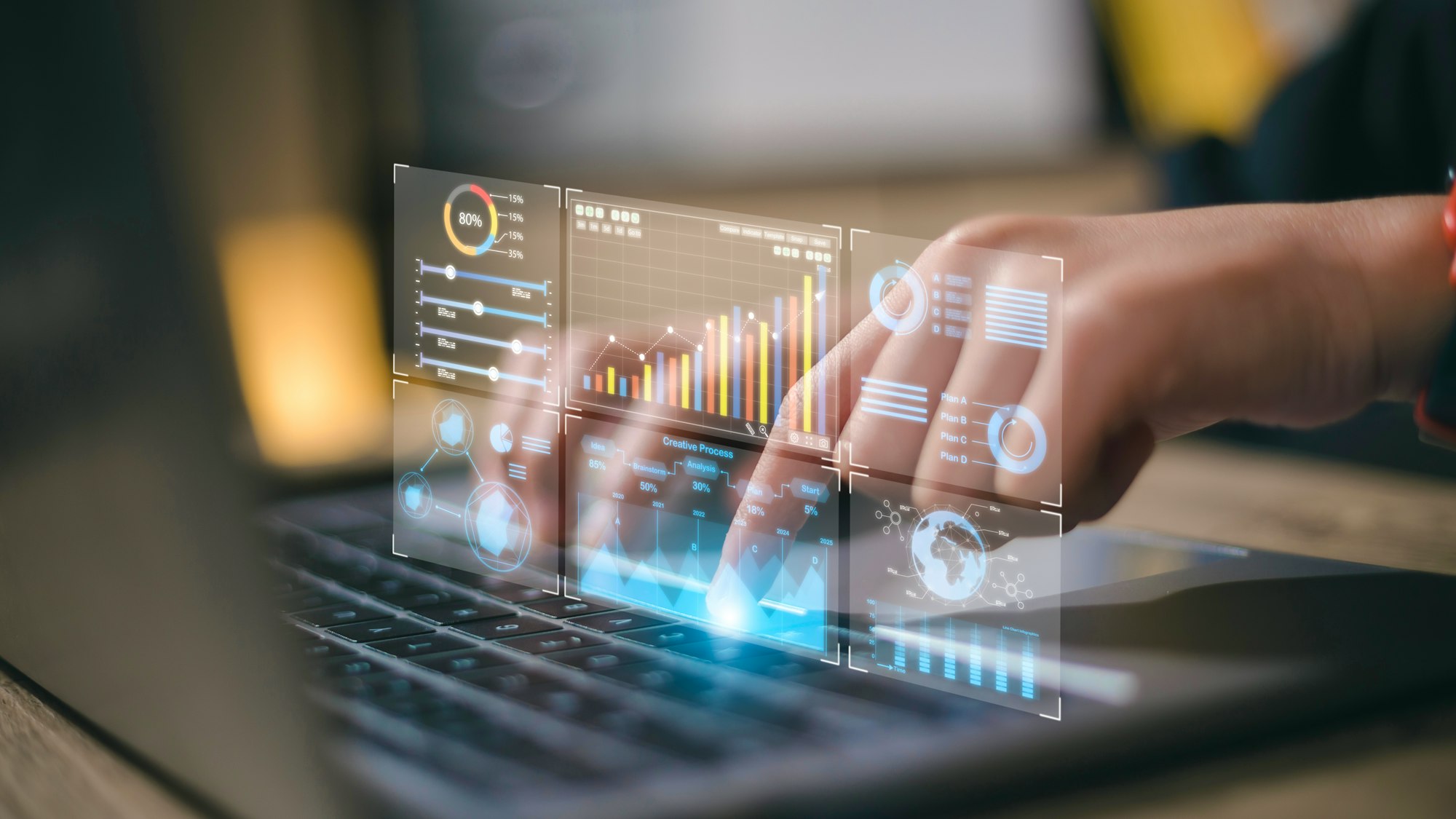 Analytics AI On Laptop