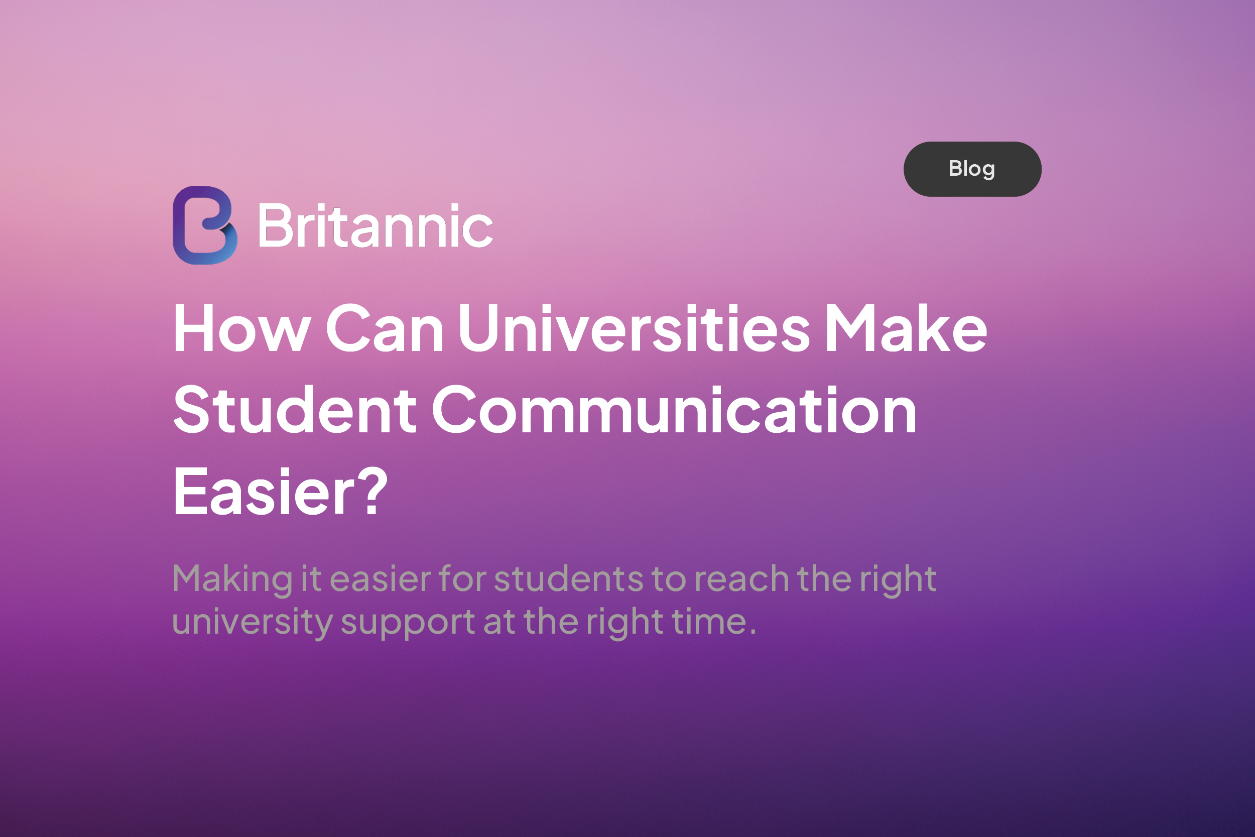 Student Communication In Universities