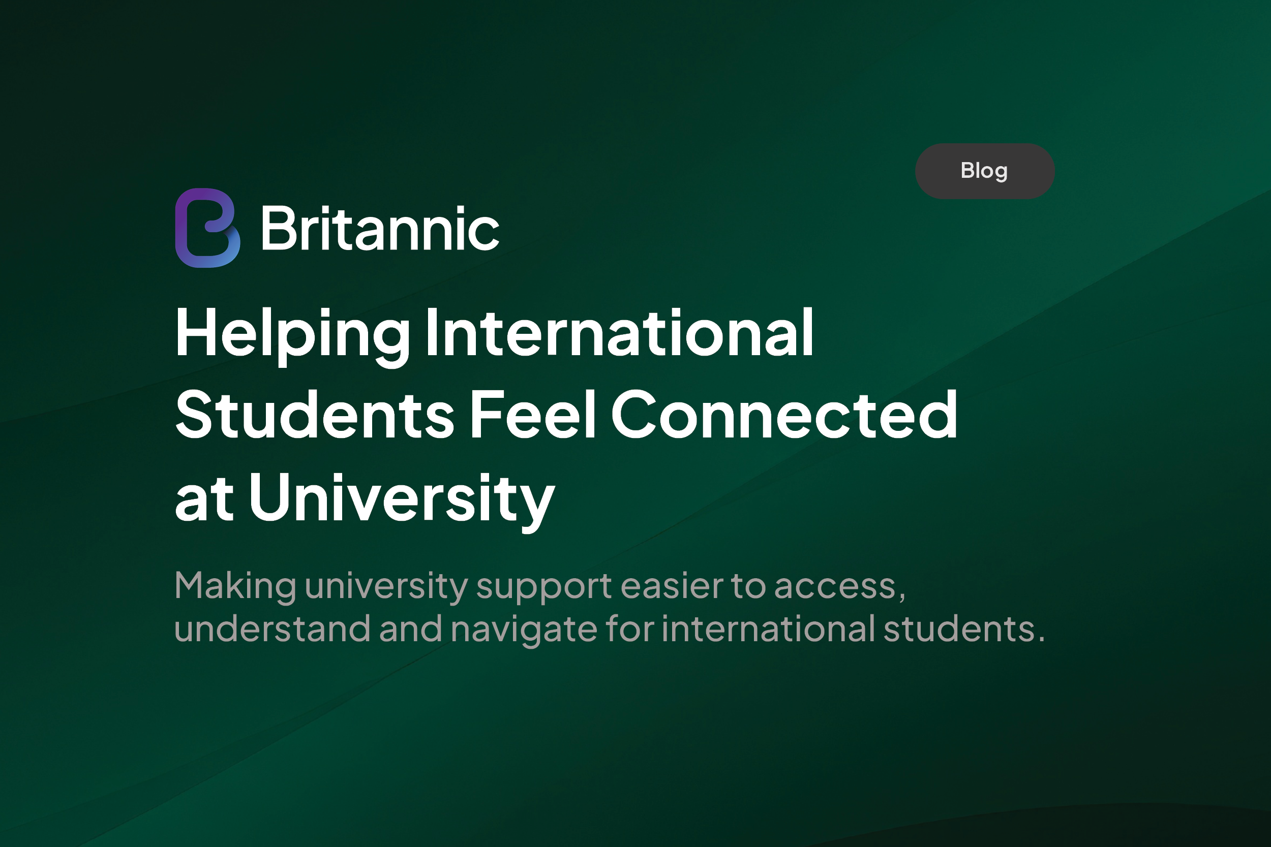 Helping International Students At University