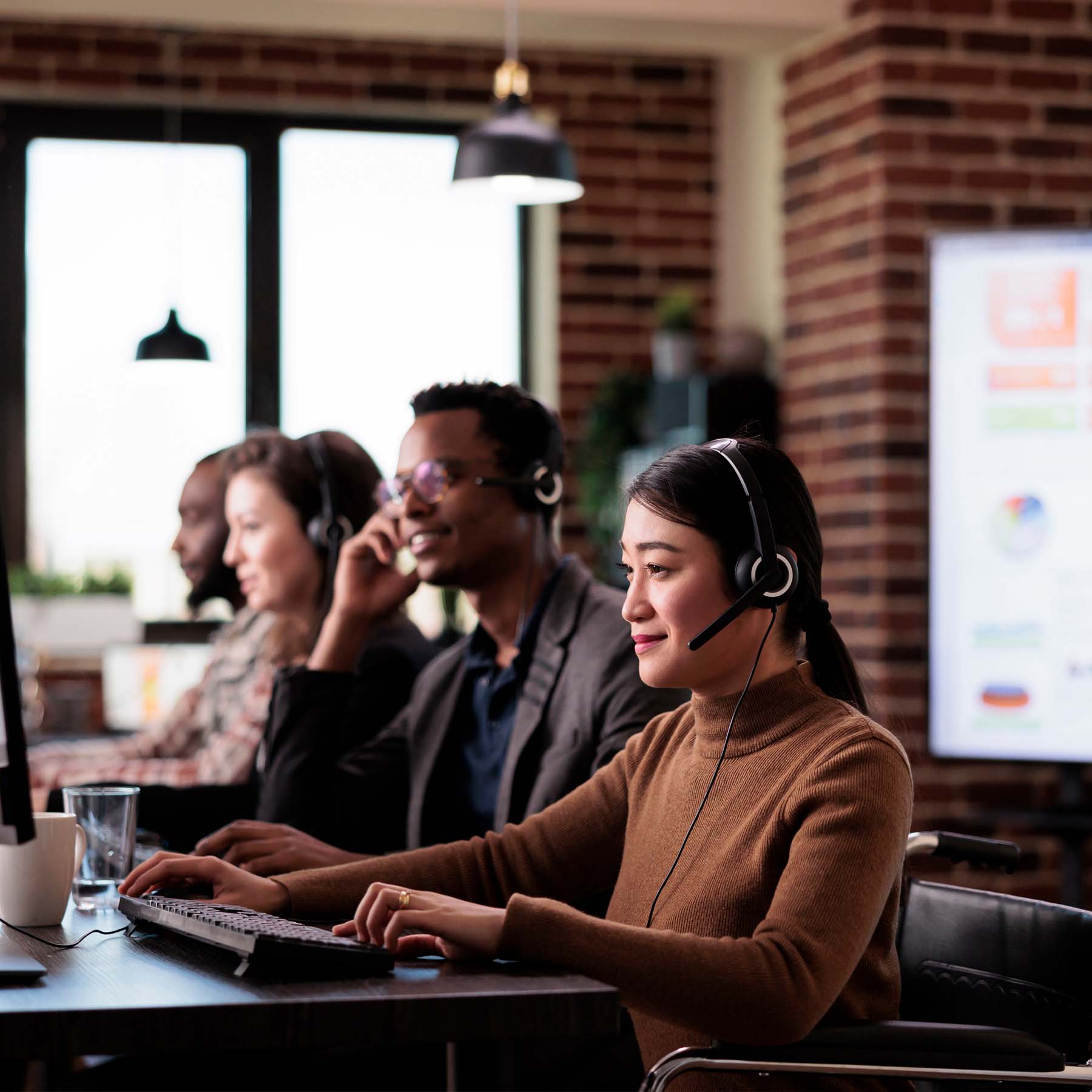 Five9 Dialler customer service representatives