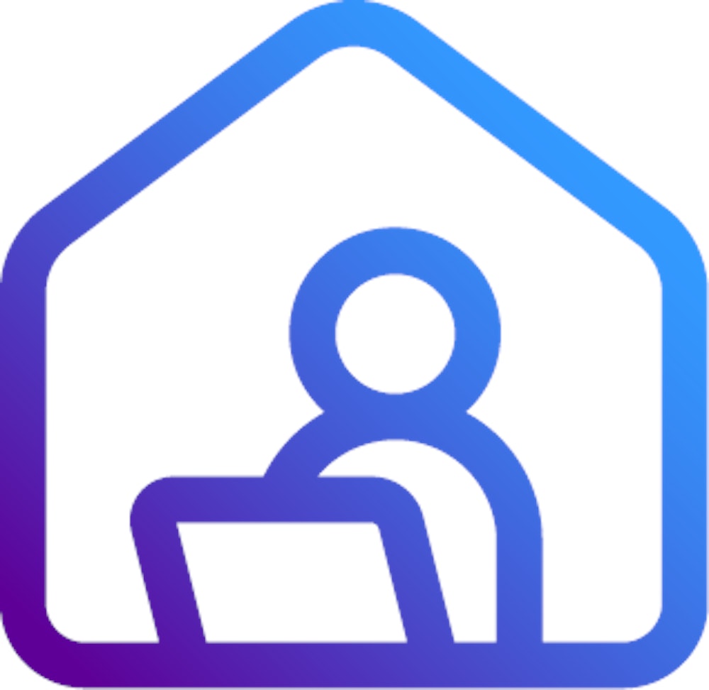 Icon of person in house