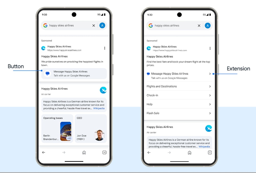 Branded Messages Message Adverts