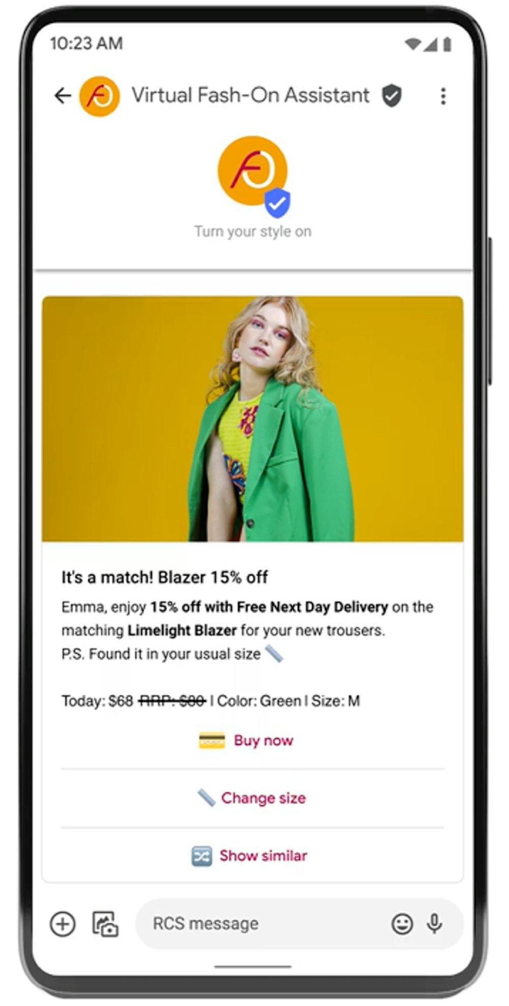 Branded Messages Payments