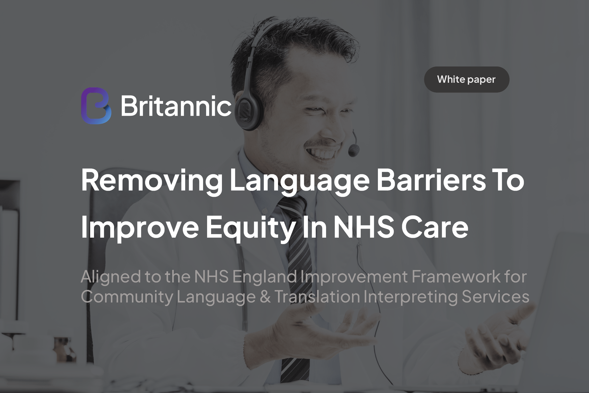 Removing Language Barrier NHS Whitepaper
