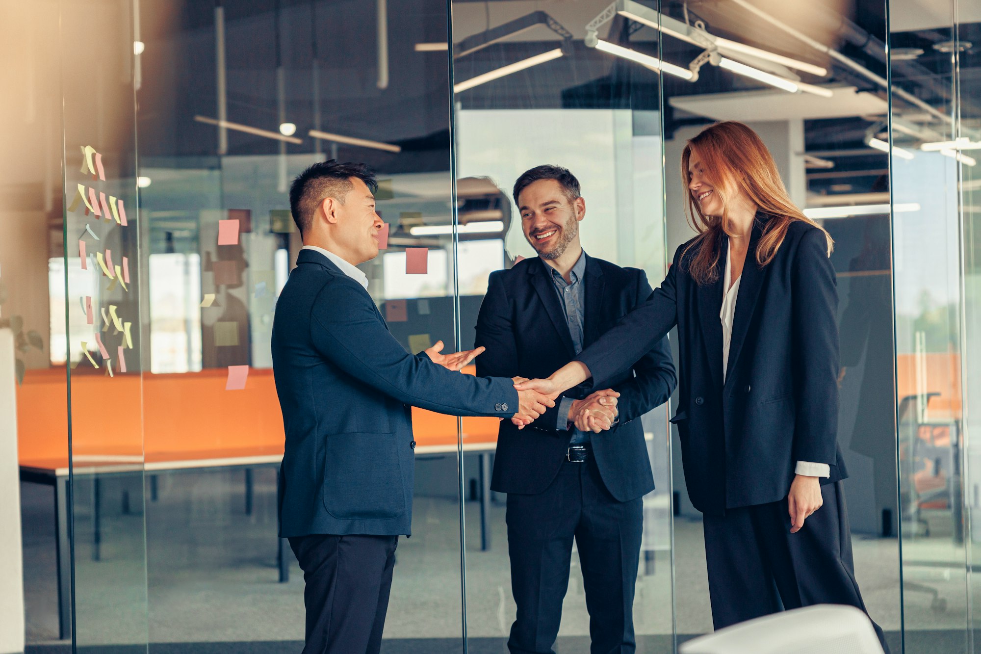 Handshake In Office