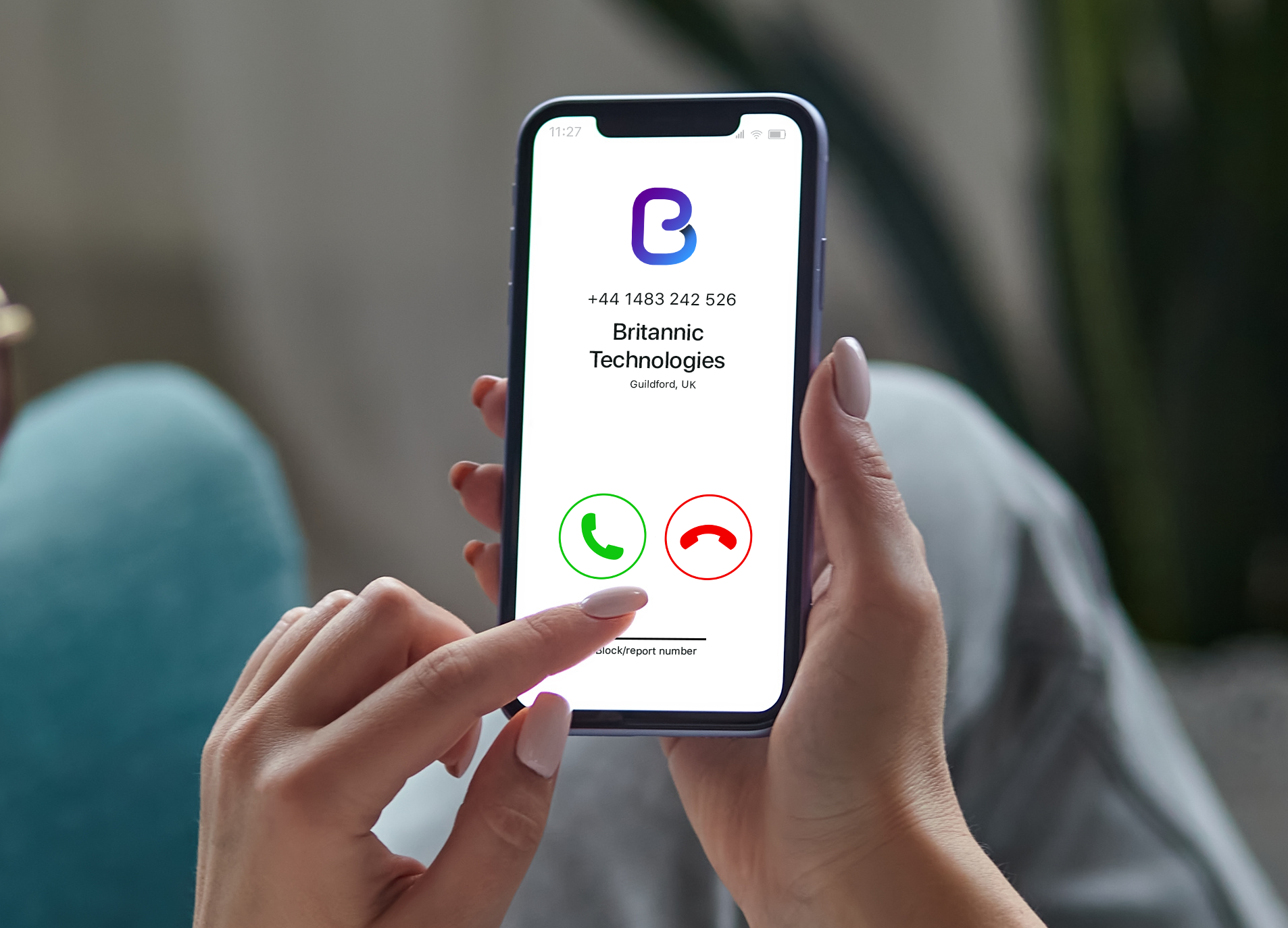 Branded Calls Phone Call Example