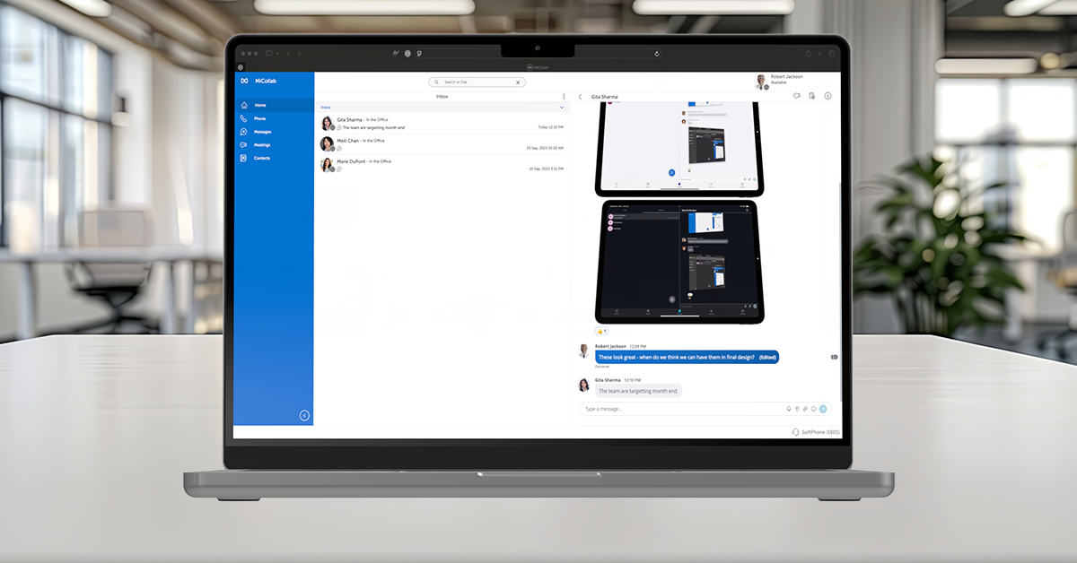MiCollab On Laptop