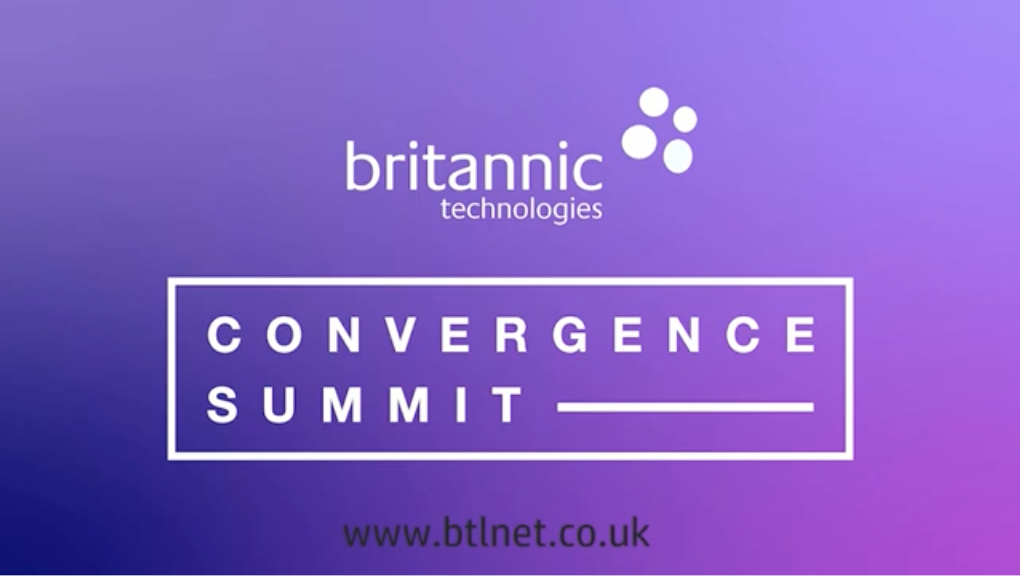 Convergence Summit 2020 - Tadhg Kenny